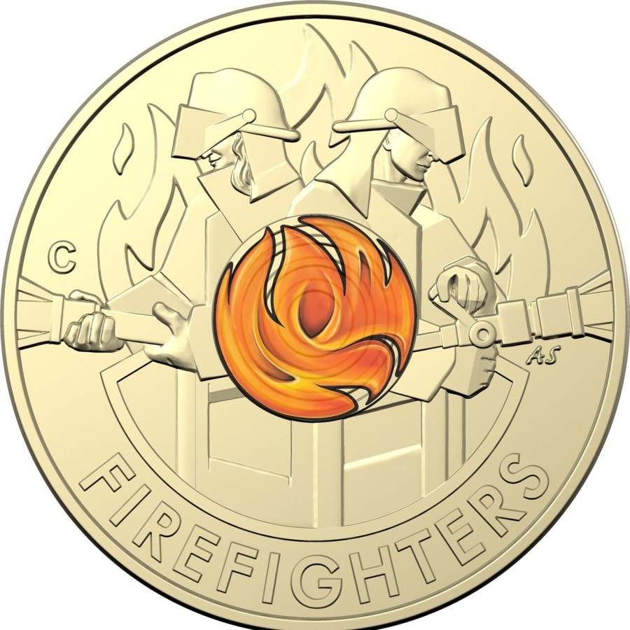 Royal Australian Mint Royal Australian Mint | 2020 $2 Colour 'C' Mintmark Coin-In-Card - Australia'S Firefighters