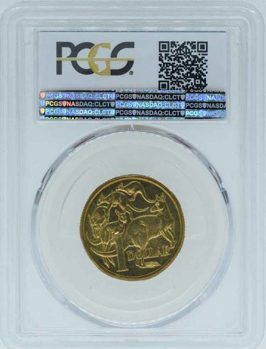 Pcgs Royal Australian Mint | 1985 $1 Australian One Dollar Mob Of Roos Pcgs Ms66 #1-1