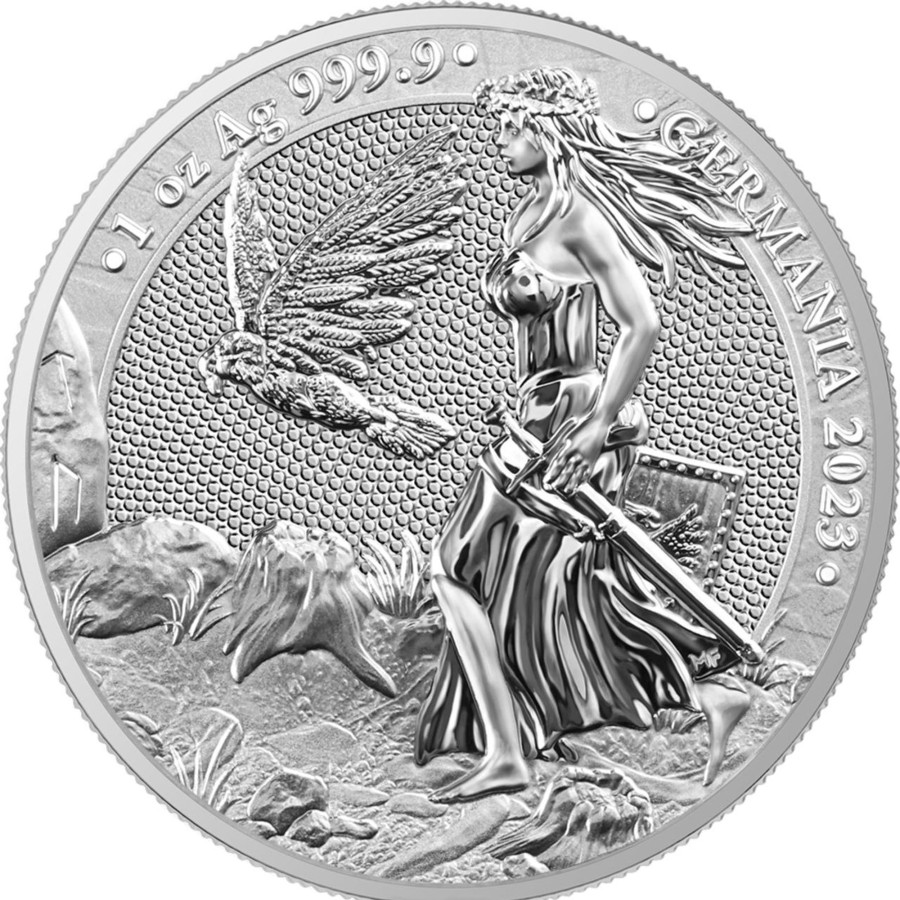 World Coins Germania Mint | Germania Mint Germania 1 Oz 2023 Silver Bullion Coin