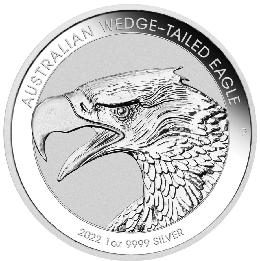 Premium Bullion Perth Mint | 2022 Wedge-Tailed Eagle 1Oz .9999 Silver Bu Coin