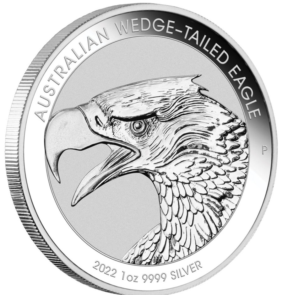 Premium Bullion Perth Mint | 2022 Wedge-Tailed Eagle 1Oz .9999 Silver Bu Coin