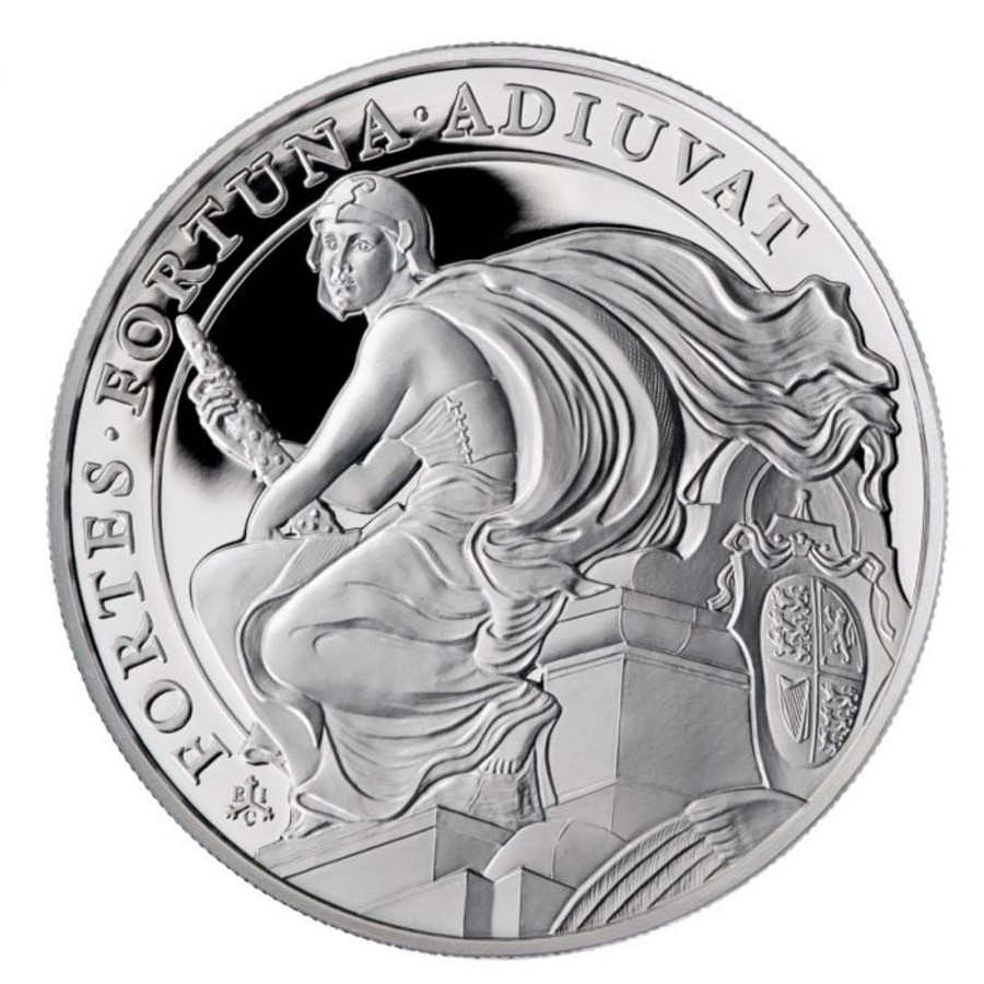 Premium Bullion St Helena | 2022 St Helena Queens Virtues : Courage 1 Oz .999 Silver Proof Bullion Coin