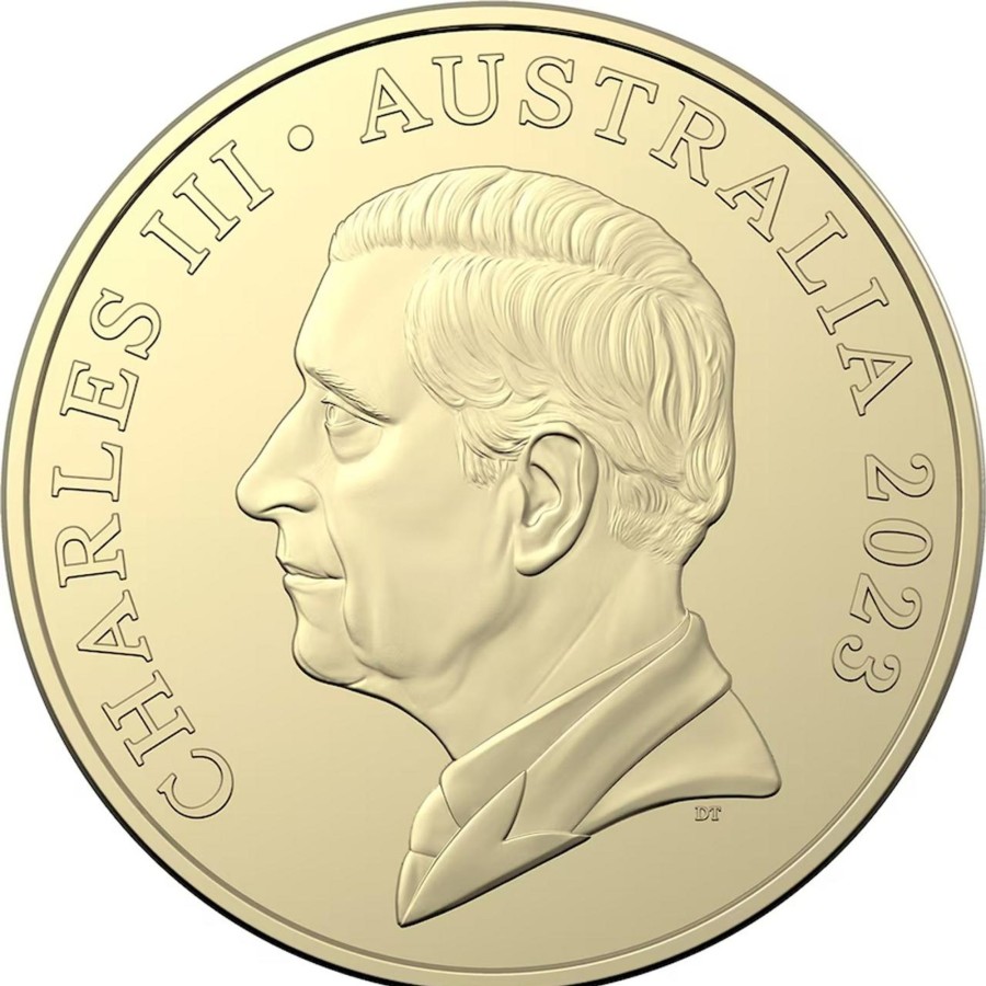 Royal Australian Mint Royal Australian Mint | Royal Australian Mint King Charles Iii $1 Coin Roll Head Head