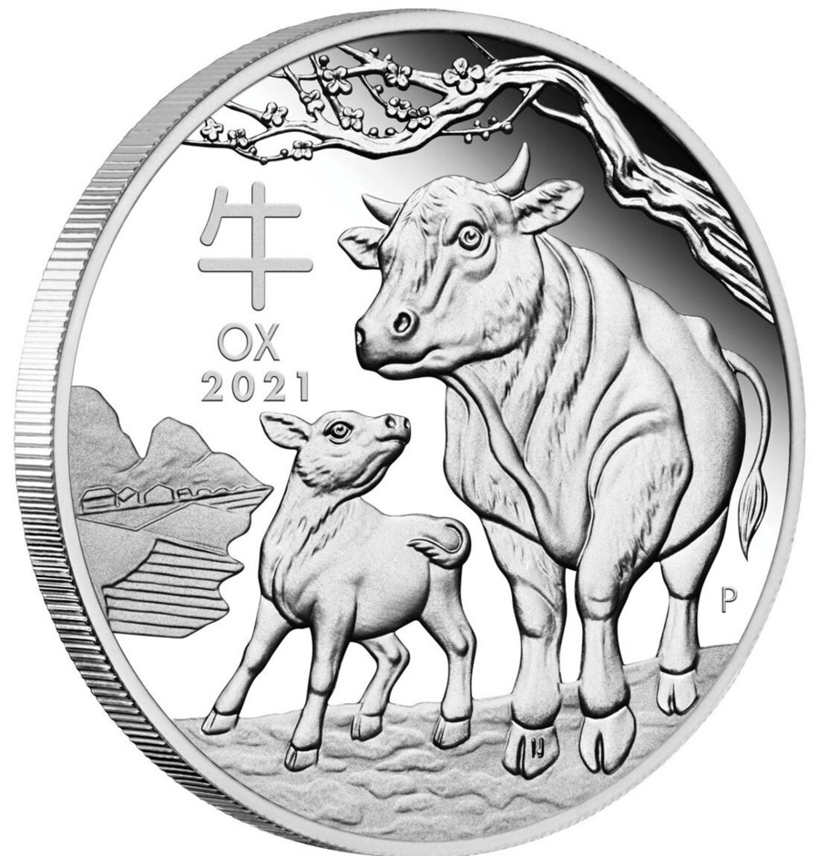 Perth Mint Perth Mint | 2021 Year Of The Ox 1Oz Silver Proof Coin