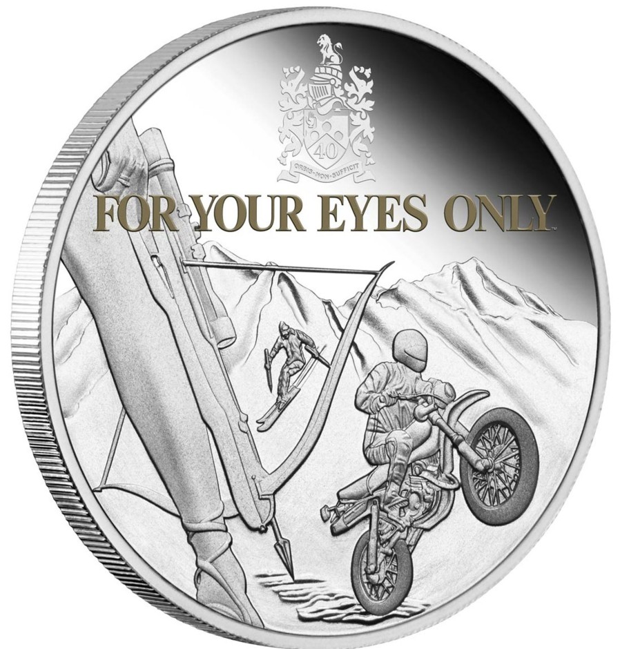 Perth Mint Perth Mint | 2021 1Oz Silver Proof Coin - James Bond For Your Eyes Only 40Th Anniversary