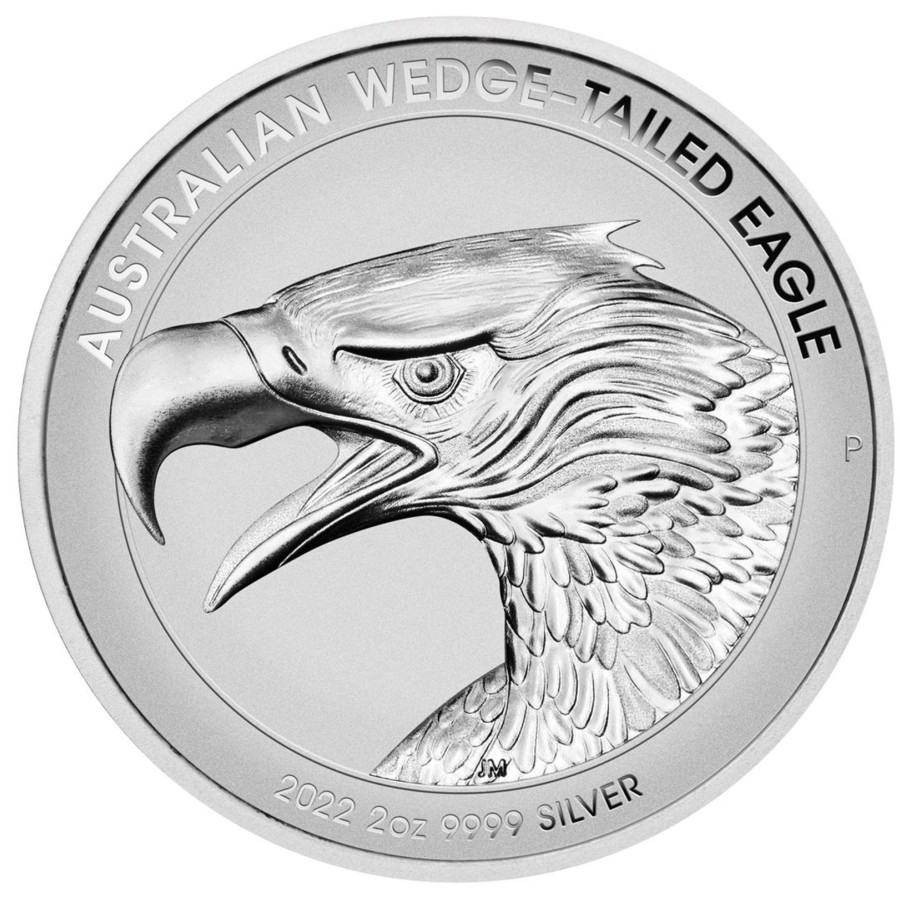 Perth Mint Perth Mint | 2022 2Oz Silver Enhanced Reverse Proof High Relief Piedfort Coin - Australian Wedge-Tailed Eagle