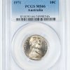 Pcgs Royal Australian Mint | 1971 Australian 10C Pcgs Ms66