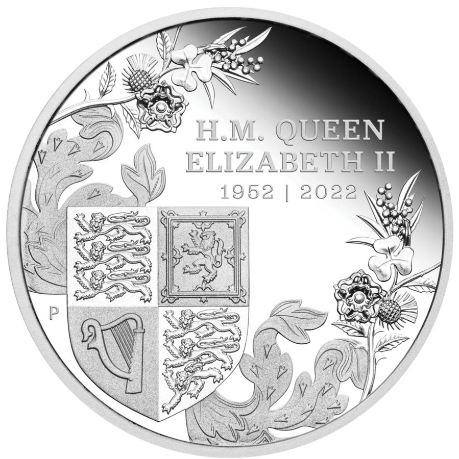 Perth Mint Perth Mint | 2022 1Oz Silver Proof Coin - The Queen'S Platinum Jubilee