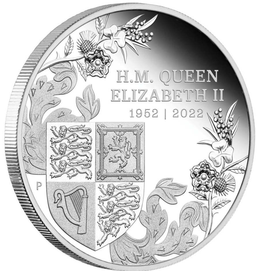 Perth Mint Perth Mint | 2022 1Oz Silver Proof Coin - The Queen'S Platinum Jubilee