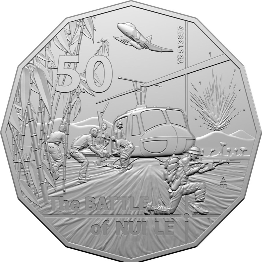 Royal Australian Mint Royal Australian Mint | 2021 50C Cuni Uncirculated Coin - 50Th Anniversary Of The Battle Of Nui Le