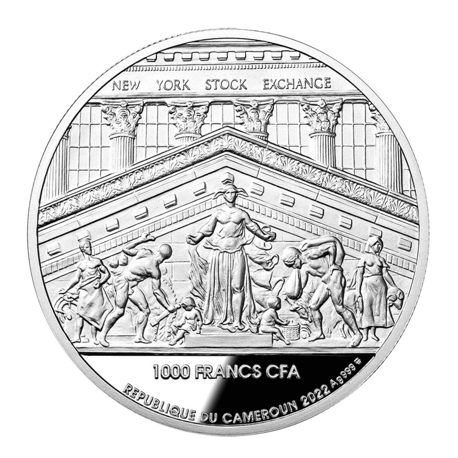 World Coins Mint of Poland | Mint Of Poland Roulette Silver Coin 1000 Francs Cfa Cameroon 2022