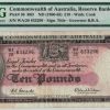 Banknotes NPA | First Prefix £10 Wa/28 R63F Nd 1960 - Coombs - Wilson Graded By Pmg 25 Very Fine