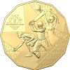 Royal Australian Mint Royal Australian Mint | 2022 50C Cuni Gold Plated Unc Coin - Commonwealth Games