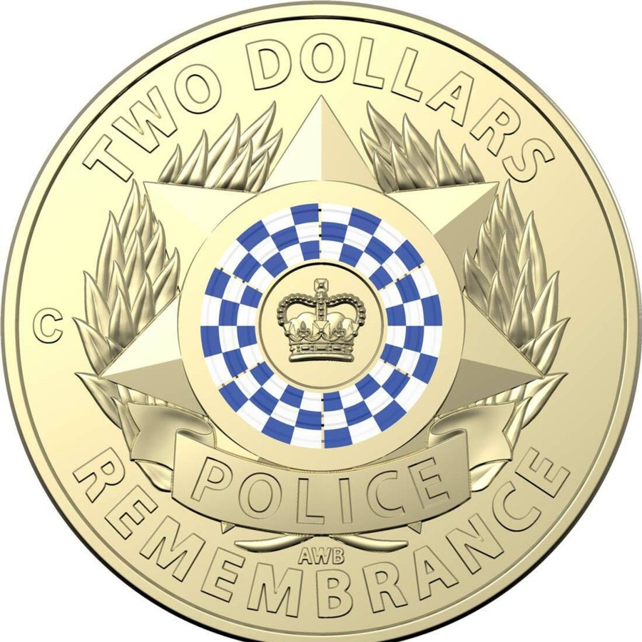 Royal Australian Mint Royal Australian Mint | 2019 $2 Albr Coin In Card 'C' Mintmark - Police Remembrance