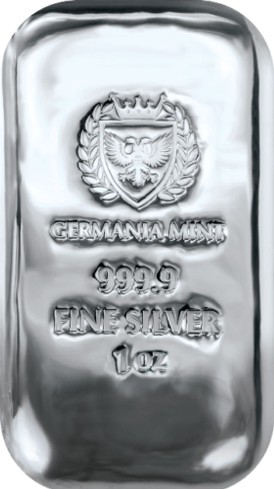 Premium Bullion Germania Mint | Bullion Germania Mint 1 Oz Silver 999.9 Cast Bar