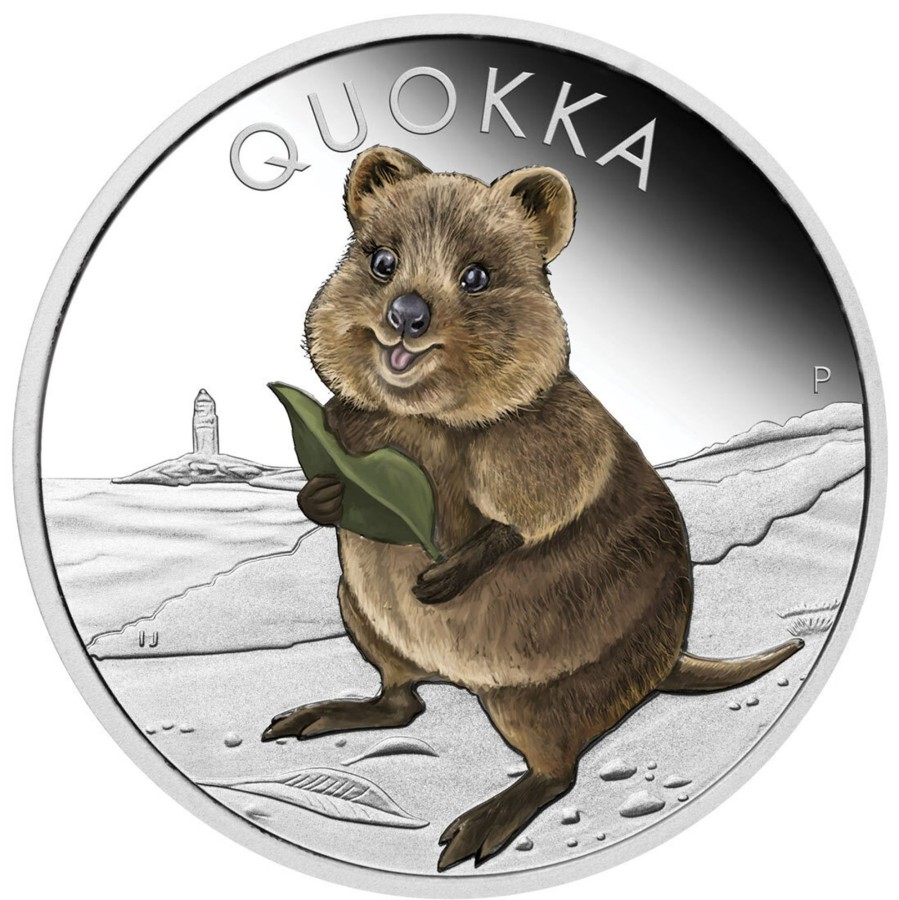 Perth Mint Perth Mint | 2021 1Oz Silver Proof Coloured Coin - Quokka