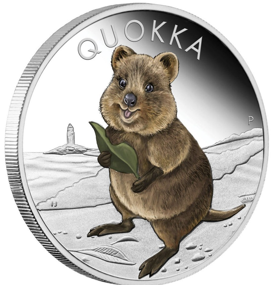 Perth Mint Perth Mint | 2021 1Oz Silver Proof Coloured Coin - Quokka