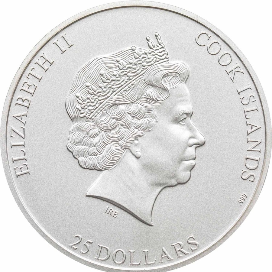 World Coins CIT | 2021 Cook Islands $25 5Oz Silver Coin - Seven Summits - Elbrus