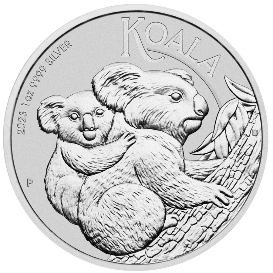 Premium Bullion Perth Mint | 2023 1Oz .9999 Silver Bu Coin - Australian Koala