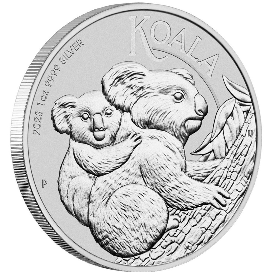 Premium Bullion Perth Mint | 2023 1Oz .9999 Silver Bu Coin - Australian Koala