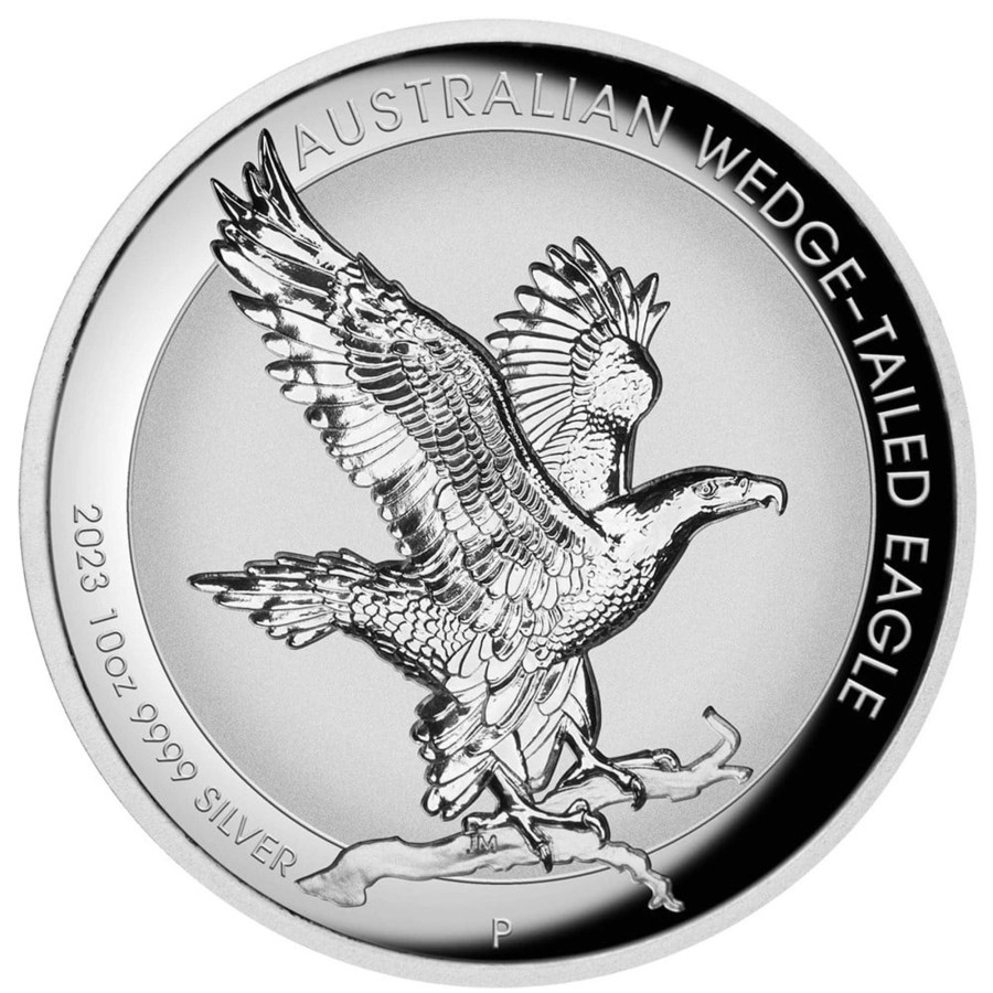 Perth Mint Perth Mint | Australian Wedge-Tailed Eagle 10 Oz 99.99% Silver Incused Coin