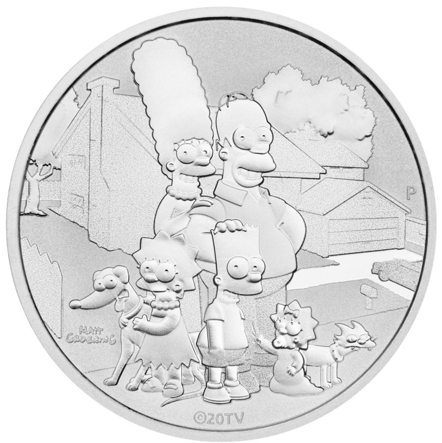 Perth Mint Perth Mint | 2021 1Oz Silver Coin In Card - The Simpson Family