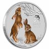 Perth Mint Perth Mint | Perth Mint 2023 Year Of The Rabbit 1/2 Oz Silver Coloured Coin