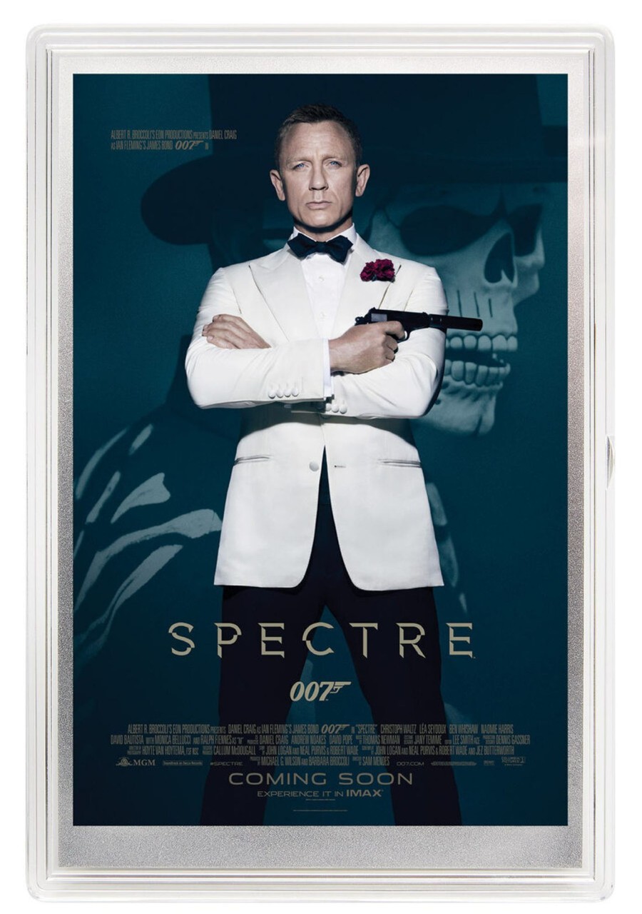 Perth Mint Perth Mint | 2020 5G Silver Foil 007 James Bond Movie Poster Spectre