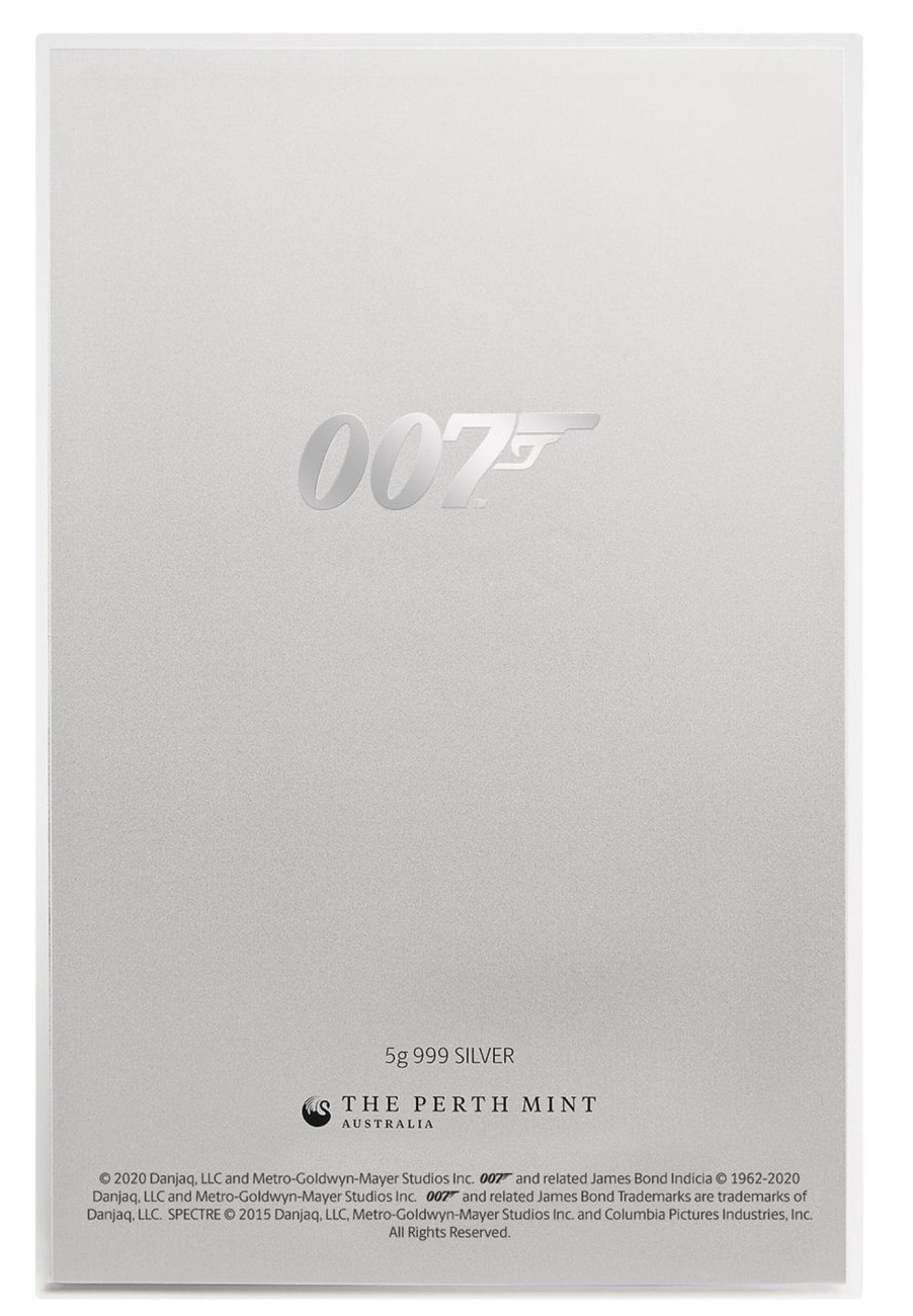 Perth Mint Perth Mint | 2020 5G Silver Foil 007 James Bond Movie Poster Spectre