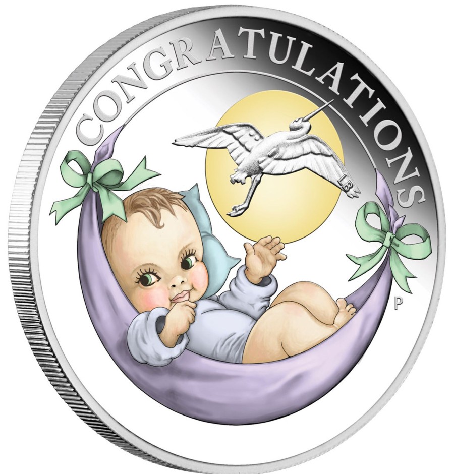 Perth Mint Perth Mint | 2022 1/2Oz Silver Proof Coin - Newborn