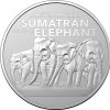 Premium Bullion Royal Australian Mint | 2022 $1 1Oz .999 Silver Bu Coin Australia Zoo Elephant Series- Sumatran Elephant