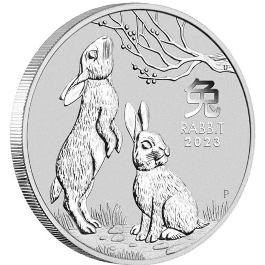 Perth Mint Perth Mint | 2023 Lunar Iii Rabbit 1 Kg 99.99% Silver Bullion Coin