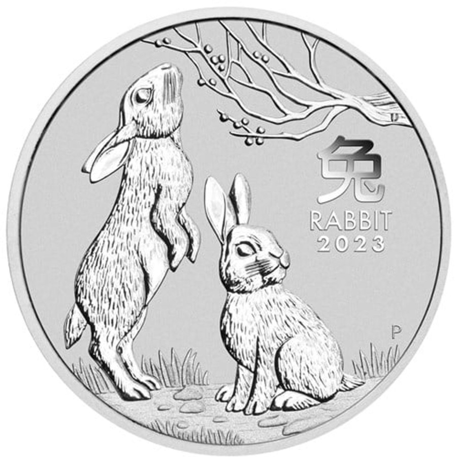 Perth Mint Perth Mint | 2023 Lunar Iii Rabbit 1 Kg 99.99% Silver Bullion Coin