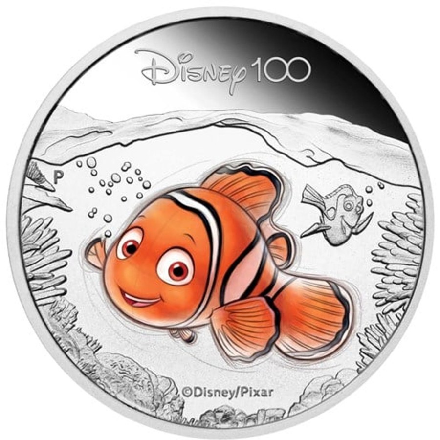 Perth Mint Perth Mint | Perth Mint Disney 100Th Anniversary - Nemo 2023 1/2Oz Silver Proof Coloured Coin