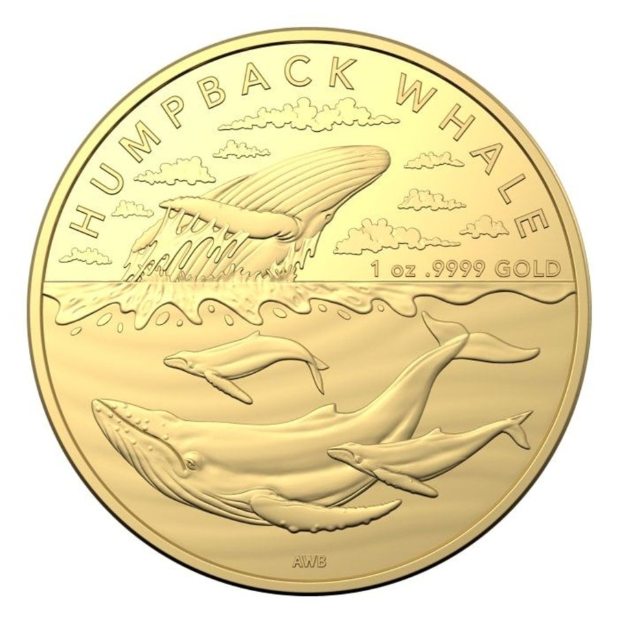 Royal Australian Mint Royal Australian Mint | Royal Australian Mint 2023 $100 1Oz Gold Coin Australian Antarctic Territory Humpback Whale