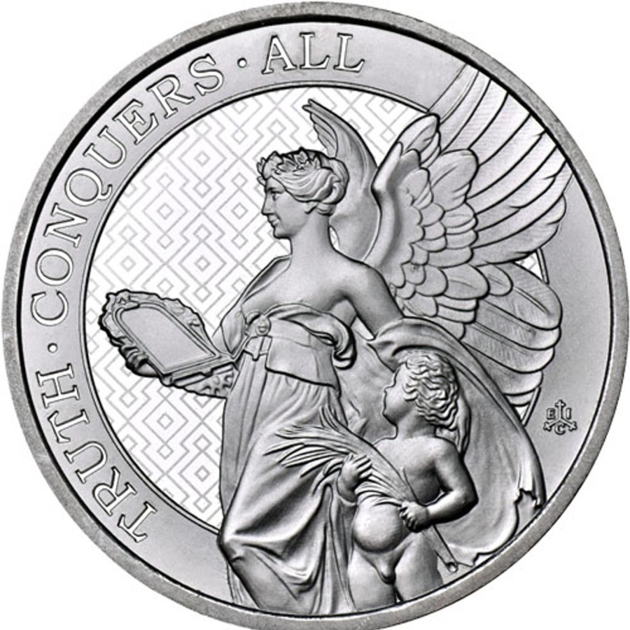 1 Oz Silver Coins St Helena | 2022 St Helena Queen'S Virtues: Truth 1Oz .999 Silver Bu Coin