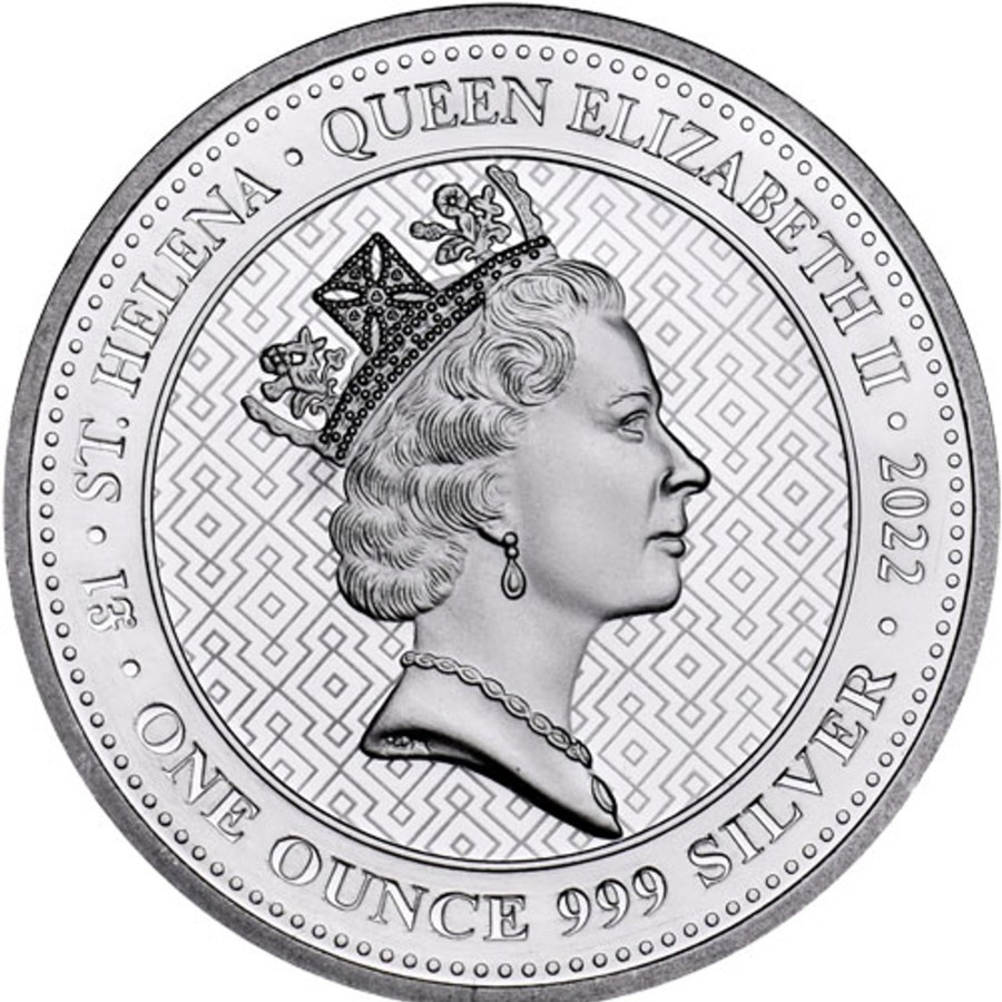 1 Oz Silver Coins St Helena | 2022 St Helena Queen'S Virtues: Truth 1Oz .999 Silver Bu Coin