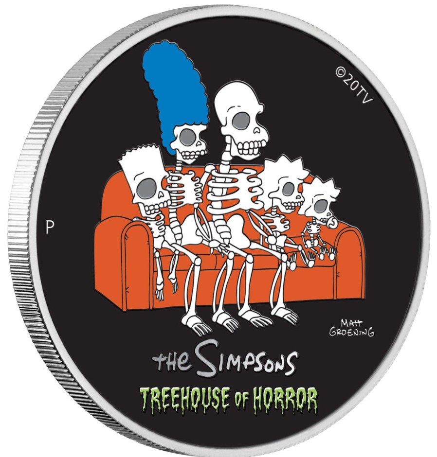 Perth Mint Perth Mint | The Simpsons Treehouse Of Horror 2022 1Oz Silver Coloured Coin