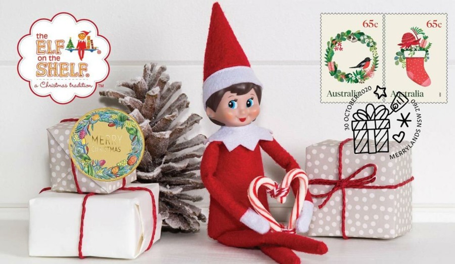 Pnc Perth Mint | 2020 Postal Numismatic Cover - The Elf On The Shelf: A Christmas Tradition