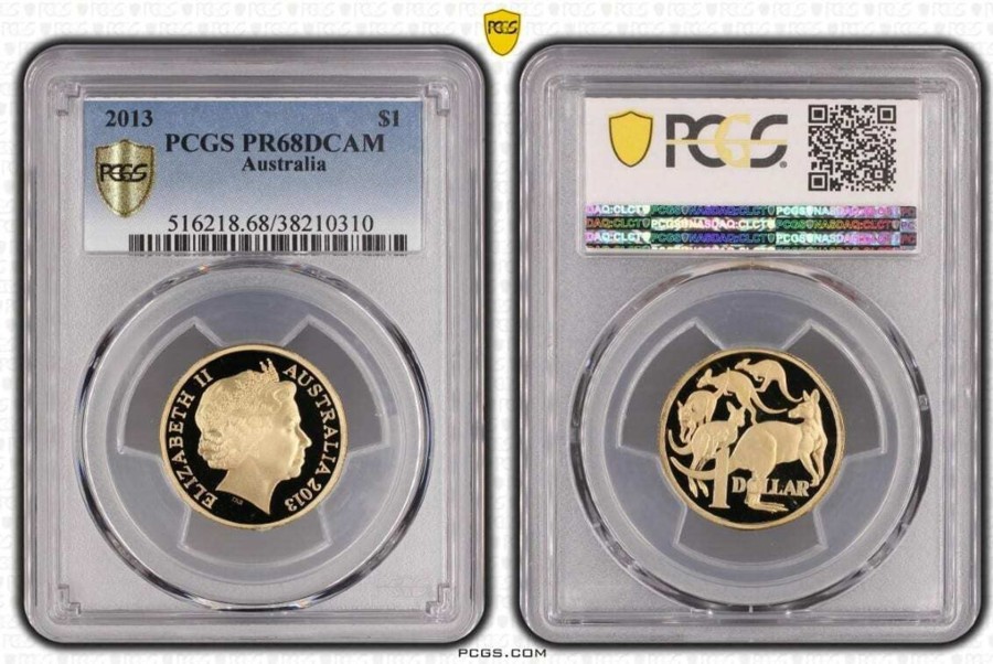 Pcgs Royal Australian Mint | 2013 Australian $1Pcgs Pr68Dcam Proof Coin