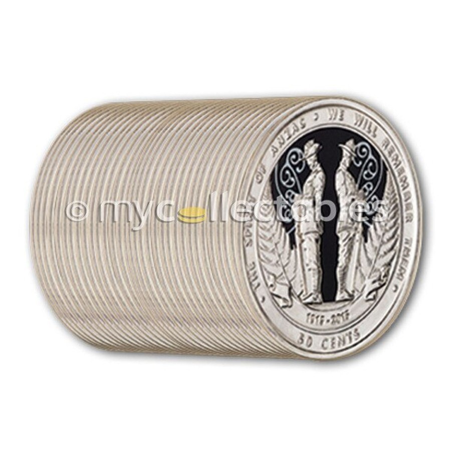 World Coins New Zealand Mint | 2015 New Zealand The Spirit Of Anzac Commemorative Roll Of Coins