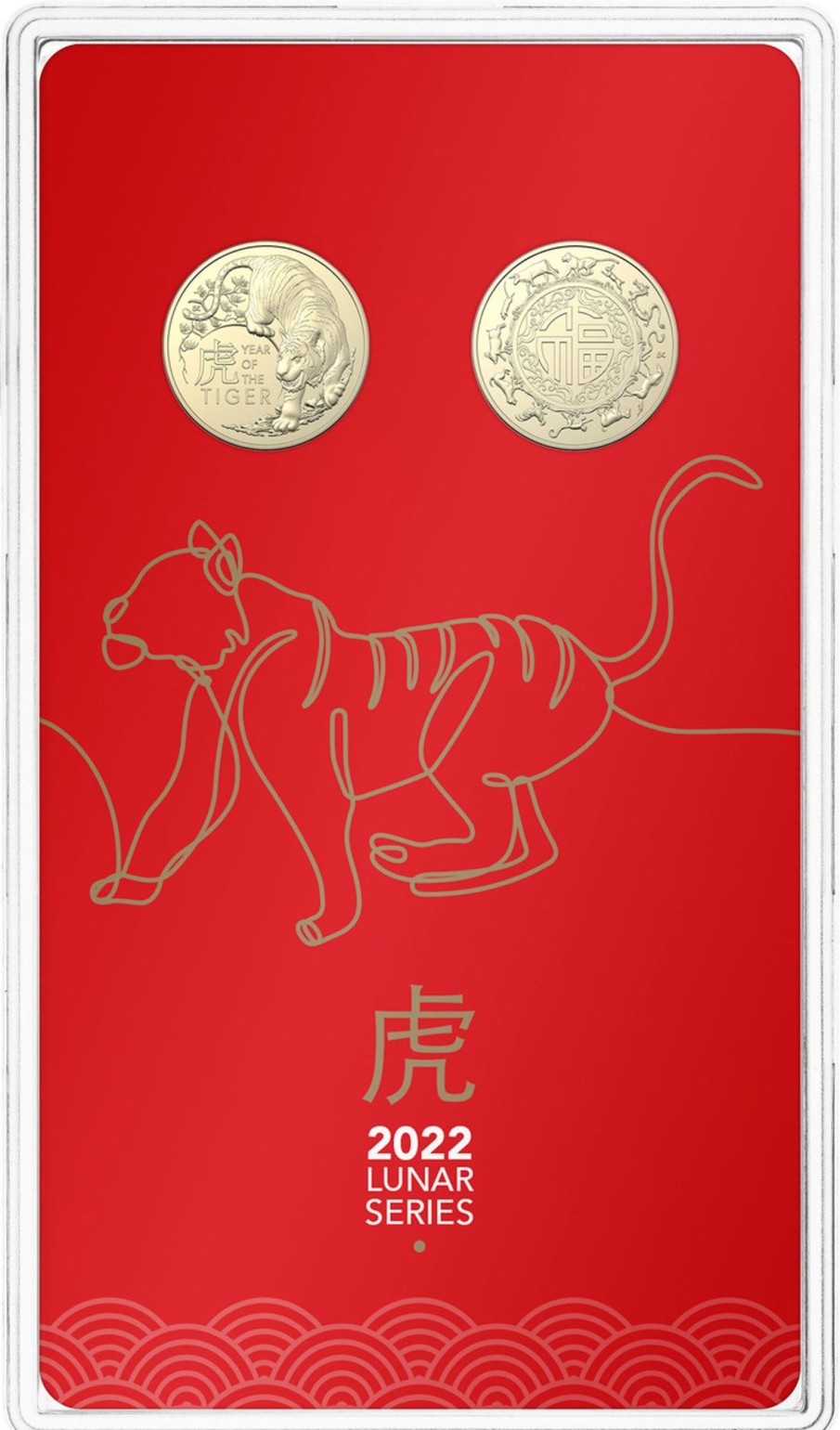 Royal Australian Mint Royal Australian Mint | 2022 $1 Albr Uncirculated Two Coin Set - Year Of The Tiger