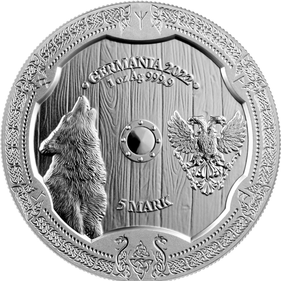 Premium Bullion Germania Mint | 2022 Germania Mint 1Oz .9999 Silver Bu Coin - Valkyries: Hildegard