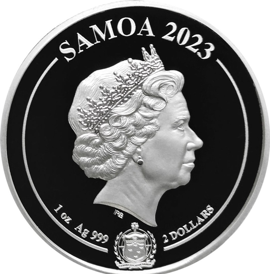 Premium Bullion LPM Group | 2023 1 Oz Samoa Golden Eagle 999 Silver Bullion Coin