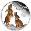 Perth Mint Perth Mint | 2023 Year Of The Rabbit 1Oz Silver Proof Coloured Coin