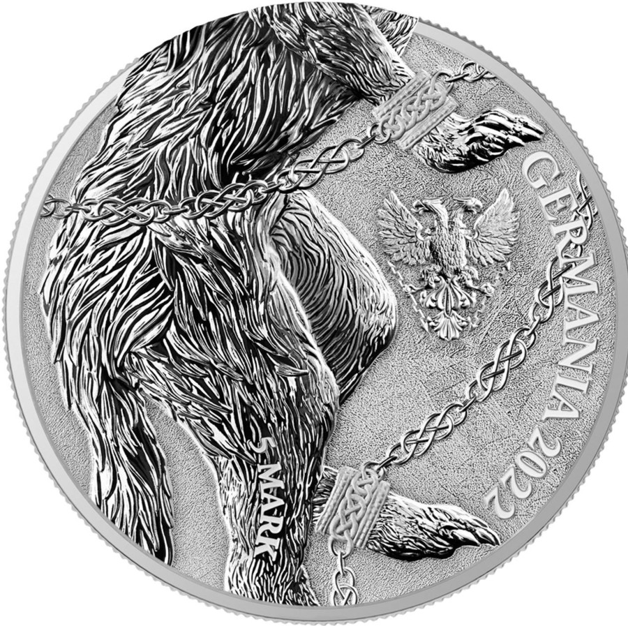 Premium Bullion Germania Mint | Fenrir - The Germania Beasts - 1Oz Silver Bu Coin