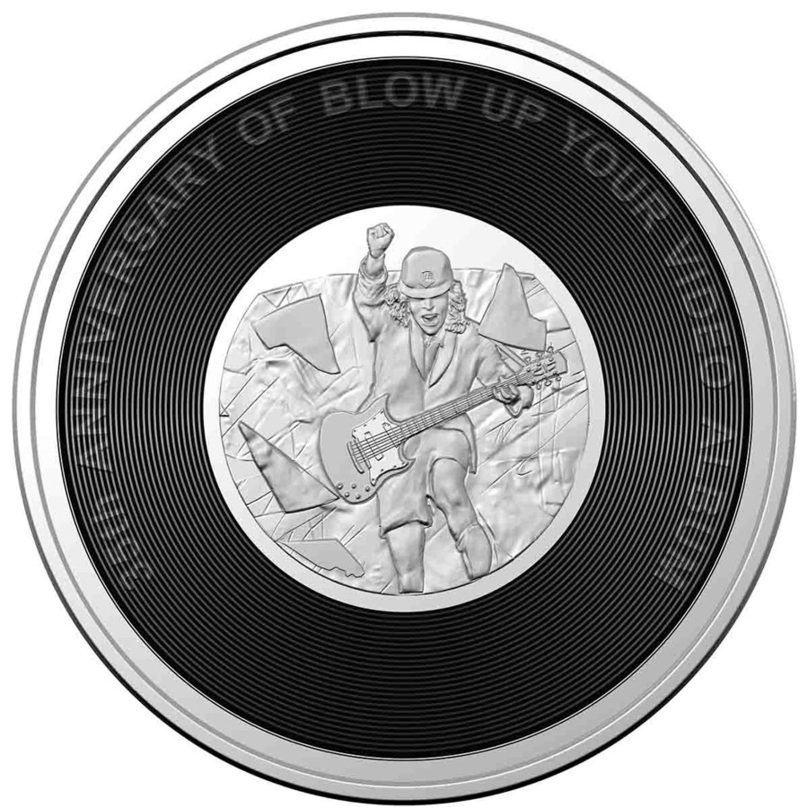 Royal Australian Mint Royal Australian Mint | Royal Australian Mint 2022/23 Ac/Dc Limited 20C Coin Blow Up Your Video