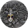 World Coins Mint of Poland | 2022 Niue $5 Silver Antique Coin - Venetian Mask Ii