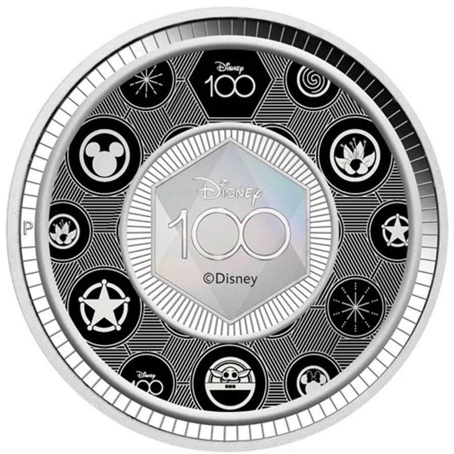 Perth Mint Perth Mint | Perth Mint Disney 100Th Anniversary 2023 1/2 Oz Silver Coloured Proof Coin