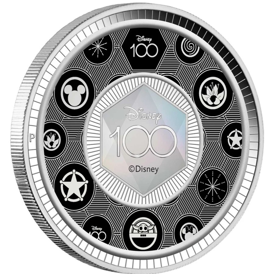 Perth Mint Perth Mint | Perth Mint Disney 100Th Anniversary 2023 1/2 Oz Silver Coloured Proof Coin